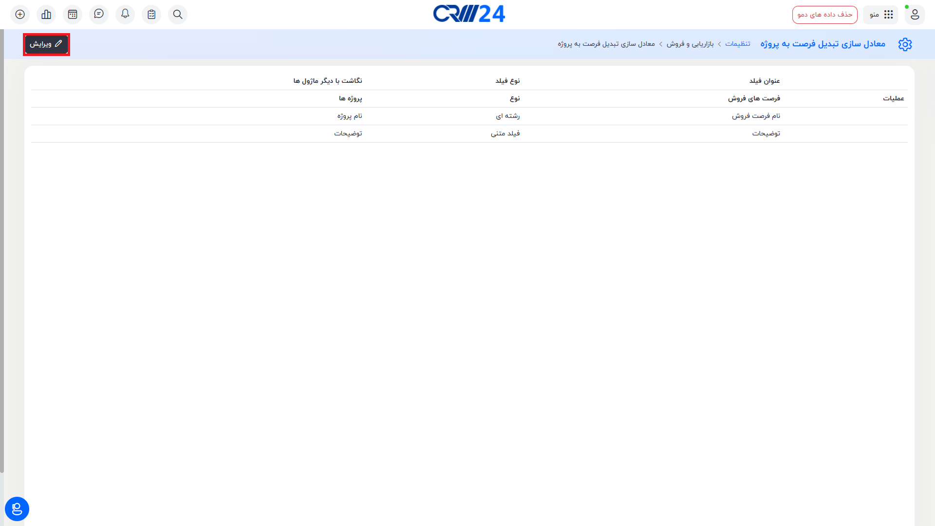 معادل سازی تبدیل فرصت به پروژه